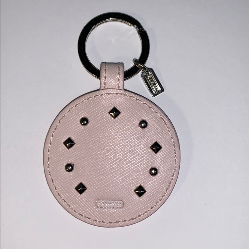 Coach mirror keychain
